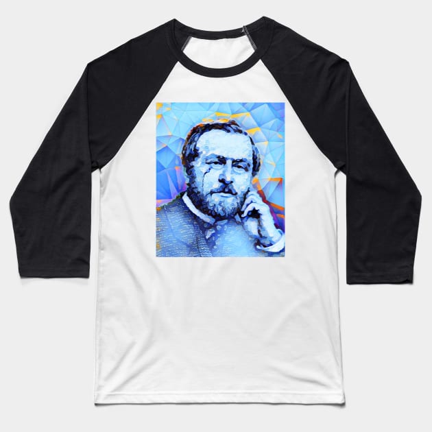 Hippolyte Taine Portrait | Hippolyte Taine Artwork | Hippolyte Taine Painting 14 Baseball T-Shirt by JustLit